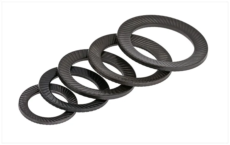 45# carbon steel washers black double lock anti-skid teeth M4 M5 M6 M8 M10 M12 M14 M16 M18 M20 M22 M24 M30 gaskets
45# carbon steel washers black double lock anti-skid teeth M4 M5 M6 M8 M10 M12 M14 M16 M18 M20 M22 M24 M30 gaskets
