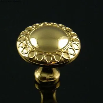 32mm kitchen cabinet Knobs 24K gold drawer knob pulls zinc alloy dresser wardrobe furniture handle pull
32mm kitchen cabinet Knobs 24K gold drawer knob pulls zinc alloy dresser wardrobe furniture handle pull