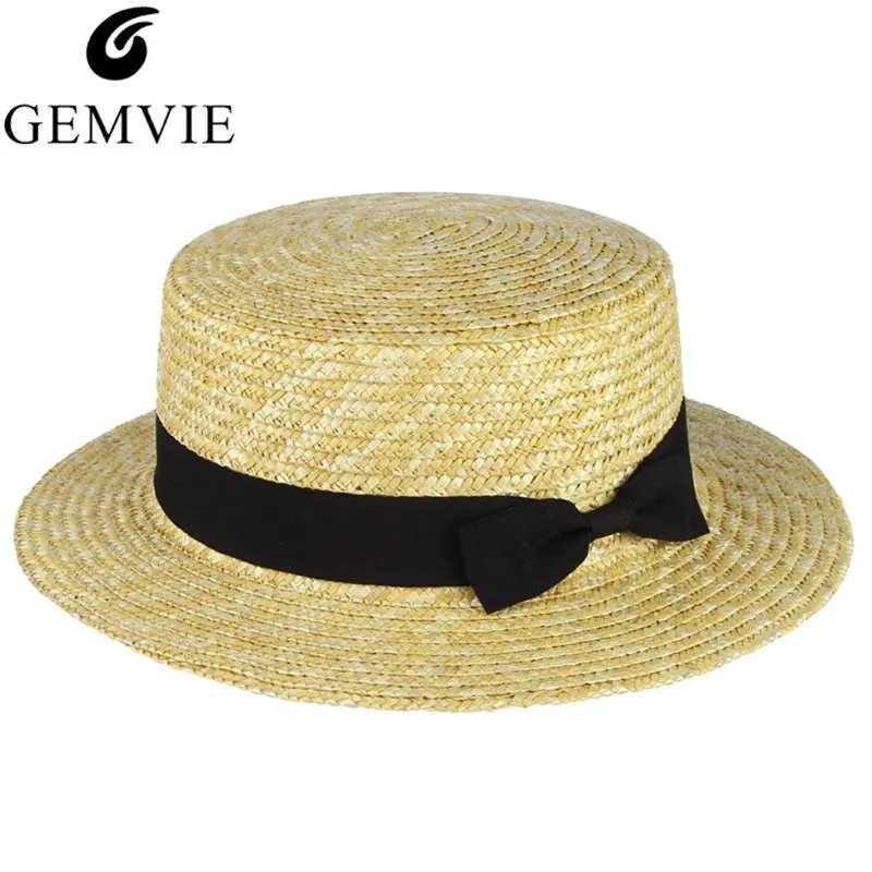 GEMVIE Unisex Summer Hat for Women Men Simple New Fashion Woven Straw Hat With Black Bow Band Sun Hat Beach Cap Outdoor Boater
GEMVIE Unisex Summer Hat for Women Men Simple New Fashion Woven Straw Hat With Black Bow Band Sun Hat Beach Cap Outdoor Boater