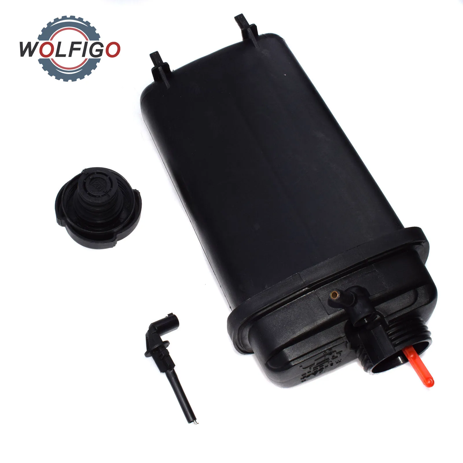 WOLFIGO Radiator Coolant Reservoir Expansion Tank & Cap & Level Sensor for BMW E39 E38 540i 740iL 840i 17111742231 17111712669
WOLFIGO Radiator Coolant Reservoir Expansion Tank & Cap & Level Sensor for BMW E39 E38 540i 740iL 840i 17111742231 17111712669