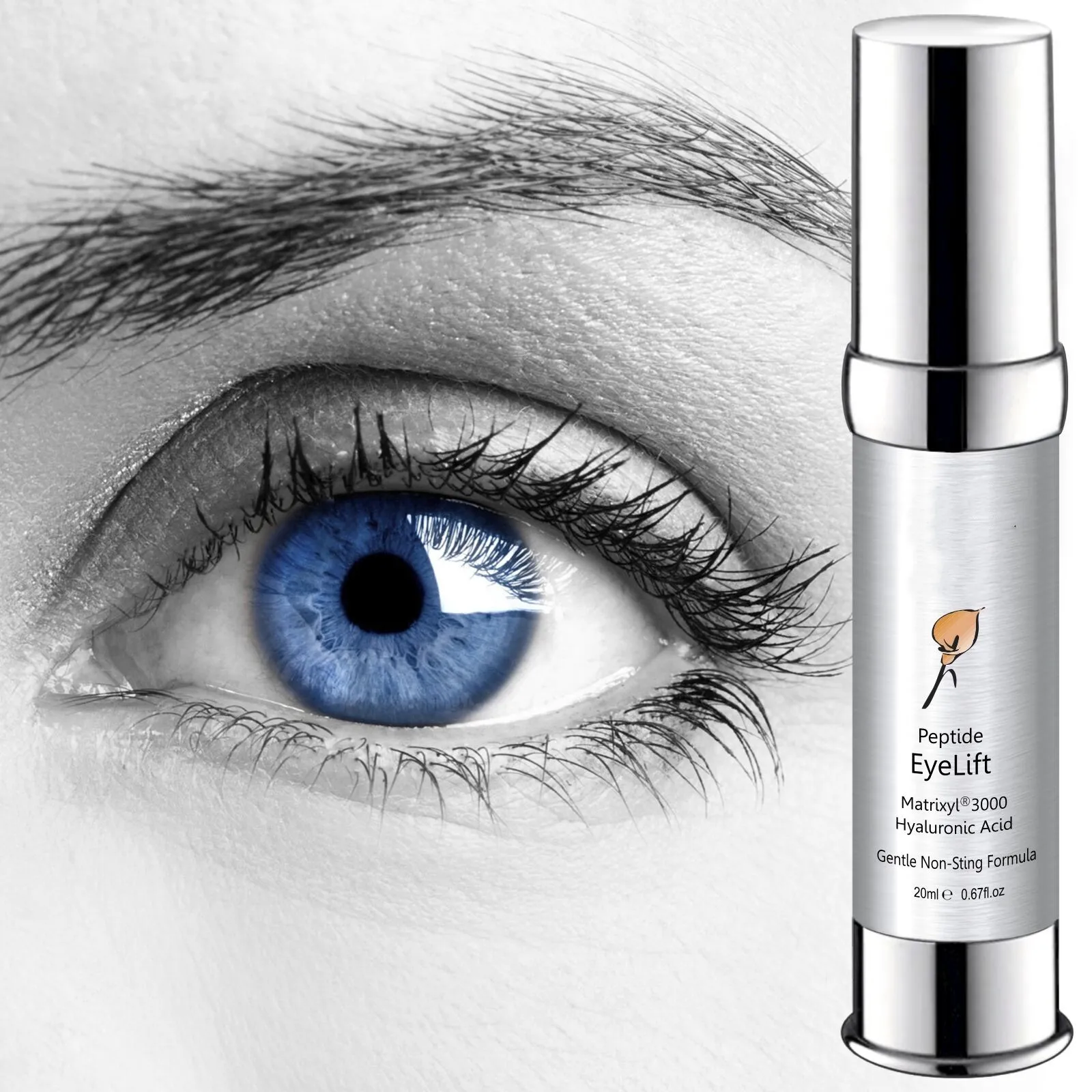 Gentle Anti Wrinkle Eye Lift Cream Matrixyl 3000 Hyaluronic Acid Aloe Vitamin E 20ML
Gentle Anti Wrinkle Eye Lift Cream Matrixyl 3000 Hyaluronic Acid Aloe Vitamin E 20ML