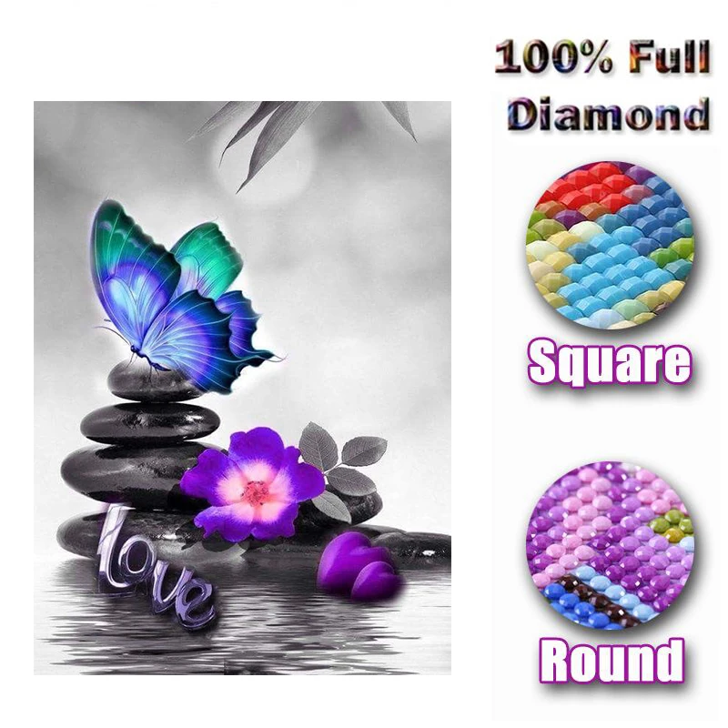Full Square/Round Drill 5D DIY Diamond Painting "Flowers & Butterflies" Embroidery Cross Stitch Mosaic Home Decor
Full Square/Round Drill 5D DIY Diamond Painting "Flowers & Butterflies" Embroidery Cross Stitch Mosaic Home Decor
