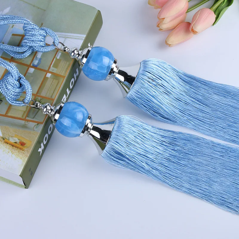 Jade curtain hanging buckle strap Curtain Tassels Hang Ball Curtains hang act the role ofing | Дом и сад