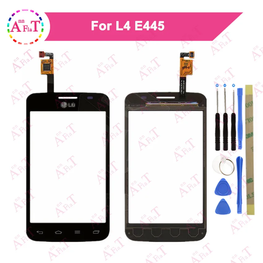 3 7 "для LG Optimus L4 II Dual E445 сенсорный экран дигитайзер Датчик внешняя стеклянная