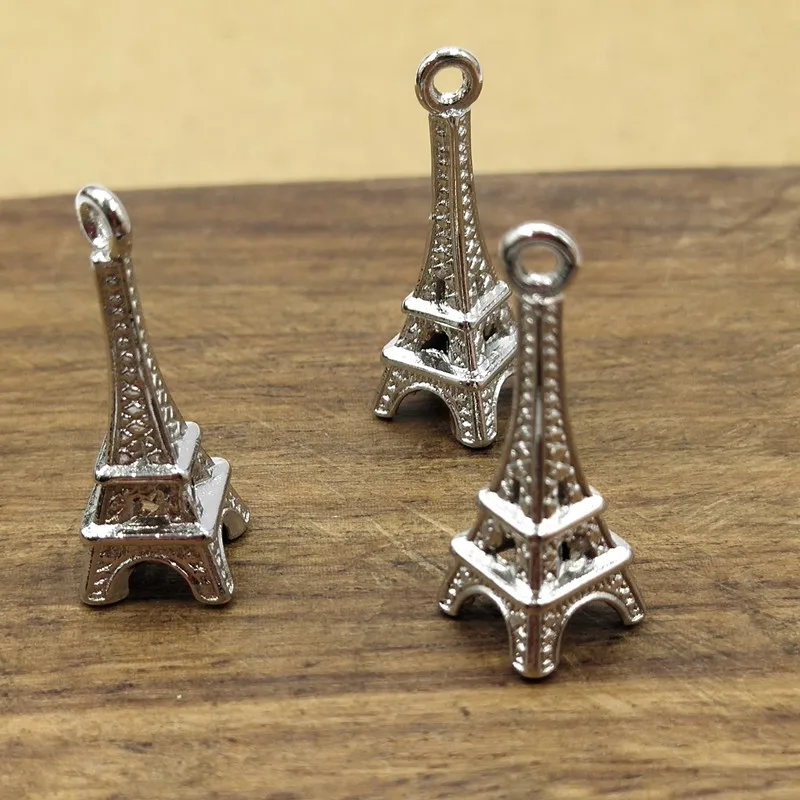 10 pcs Eiffel Tower Charm 24*7.5mm Tibetan Silver Plated Pendants Antique Jewelry Making DIY Handmade Craft
10 pcs Eiffel Tower Charm 24*7.5mm Tibetan Silver Plated Pendants Antique Jewelry Making DIY Handmade Craft