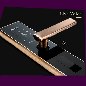 Biometric Fingerprint Door Lock Intelligent Electronic Lock Fingerprint Verification With Password Unlock Smart Copper Steel
Biometric Fingerprint Door Lock Intelligent Electronic Lock Fingerprint Verification With Password Unlock Smart Copper Steel