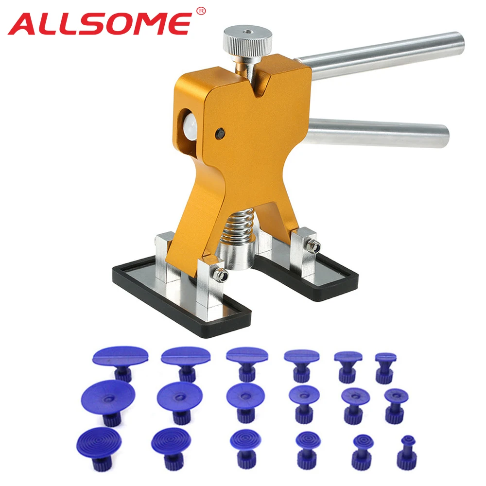 ALLSOME Hand Tool Kit Dent Repair Remover Tools Car Body Dents Puller Combination 18pcs Tabs Dent Lifter Household Tools
ALLSOME Hand Tool Kit Dent Repair Remover Tools Car Body Dents Puller Combination 18pcs Tabs Dent Lifter Household Tools