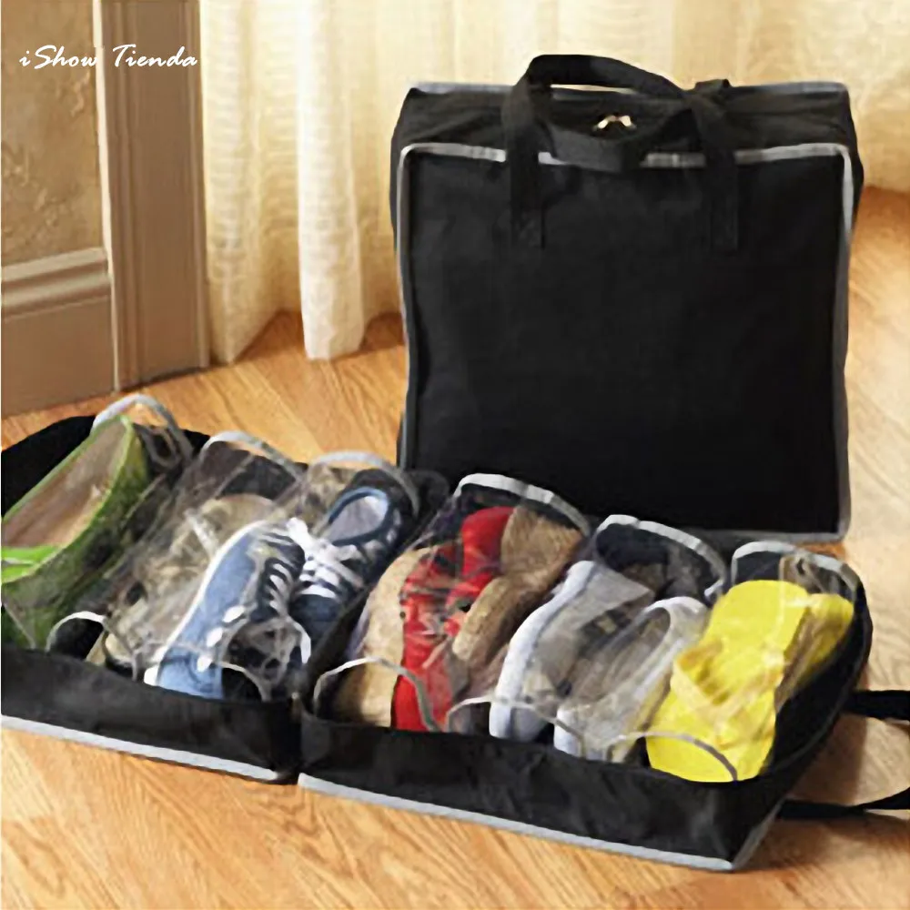 ISHOWTIENDA 1PC 38*33*19cm Home Portable Shoes Storage Bag Travel Shoes Organizer Tote Luggage Carry Pouch Holder Big Room New
ISHOWTIENDA 1PC 38*33*19cm Home Portable Shoes Storage Bag Travel Shoes Organizer Tote Luggage Carry Pouch Holder Big Room New