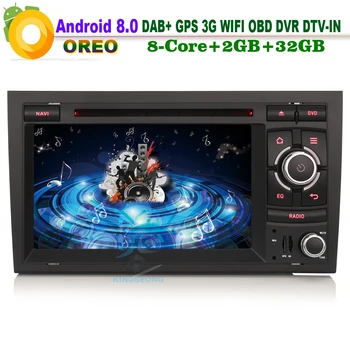 7" Android 8.0 DAB+ Sat Navi Navigation Autoradio GPS Radio RDS BT Head Unit Car CD player FOR AUDI S4 RNS-E RS4 B9 B7 SEAT EXEO
7" Android 8.0 DAB+ Sat Navi Navigation Autoradio GPS Radio RDS BT Head Unit Car CD player FOR AUDI S4 RNS-E RS4 B9 B7 SEAT EXEO