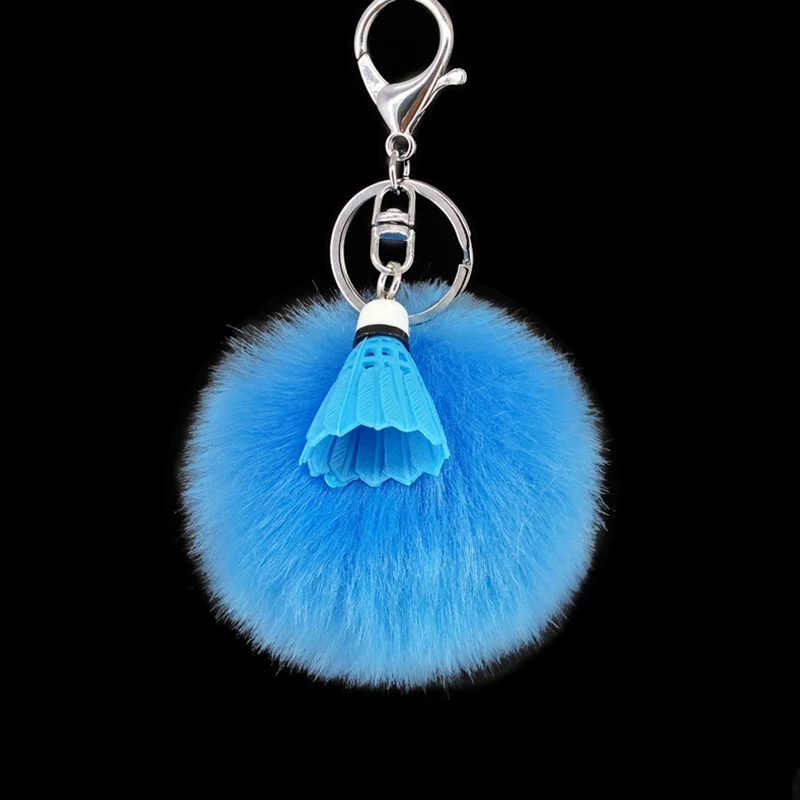 Pompom Ball Keychains Mini Badminton Key Ring Handmade Puffy Balls Keyrings Women's Bags Pendants Charming Suspension Decoration
Pompom Ball Keychains Mini Badminton Key Ring Handmade Puffy Balls Keyrings Women's Bags Pendants Charming Suspension Decoration