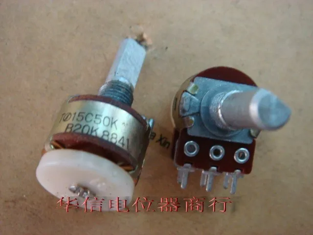 Original new 100% 16 Type dual potentiometer before C50K after B20K with step handle long 20MMF (SWITCH)
Original new 100% 16 Type dual potentiometer before C50K after B20K with step handle long 20MMF (SWITCH)