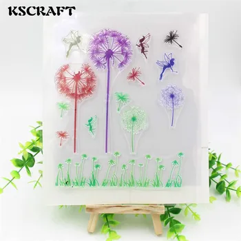 KSCRAFT DIY Angel Dandelion Design Clear Silicone Rubber Stamp for DIY scrapbooking/photo album Decorative craft 09
KSCRAFT DIY Angel Dandelion Design Clear Silicone Rubber Stamp for DIY scrapbooking/photo album Decorative craft 09