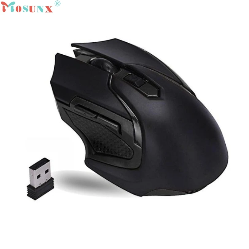 Hot-sale MOSUNX High Quality Black Game Mouse Gifts 2.4GHz Wireless Optical Gaming Mouse Mice For Computer PC Laptop 1112 C0612
Hot-sale MOSUNX High Quality Black Game Mouse Gifts 2.4GHz Wireless Optical Gaming Mouse Mice For Computer PC Laptop 1112 C0612
