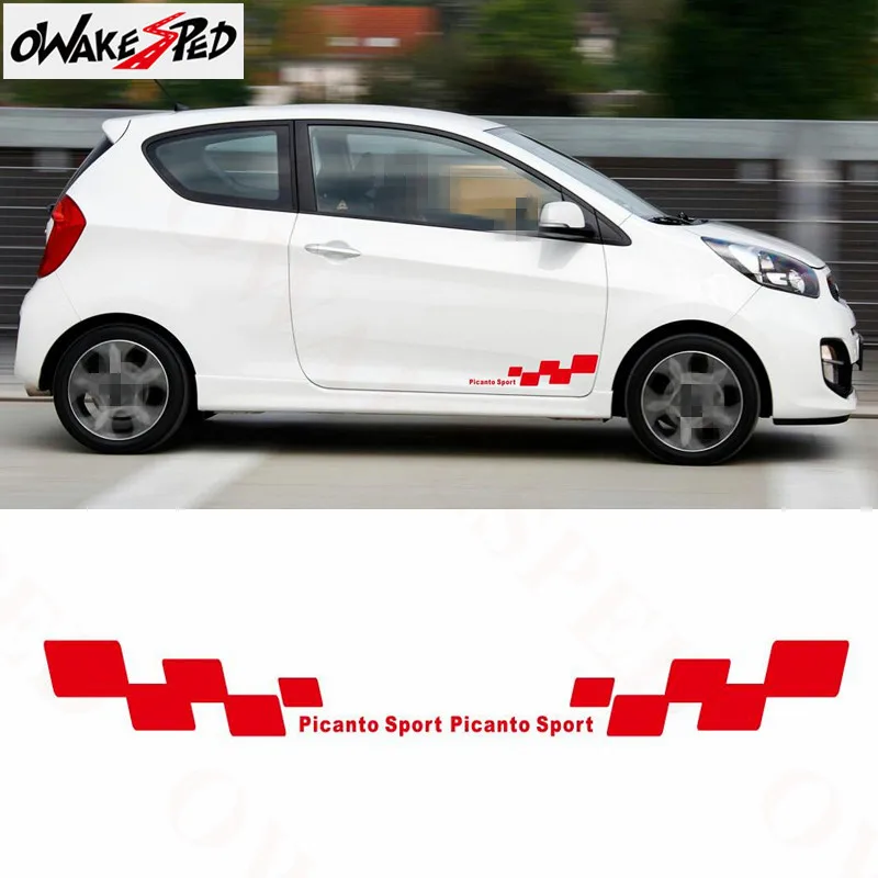 Sport Lattices Graphic Vinyl Decal Car Door Side Sticker For KIA Picanto Morning Auto Body Accessories Automobile Goods
Sport Lattices Graphic Vinyl Decal Car Door Side Sticker For KIA Picanto Morning Auto Body Accessories Automobile Goods