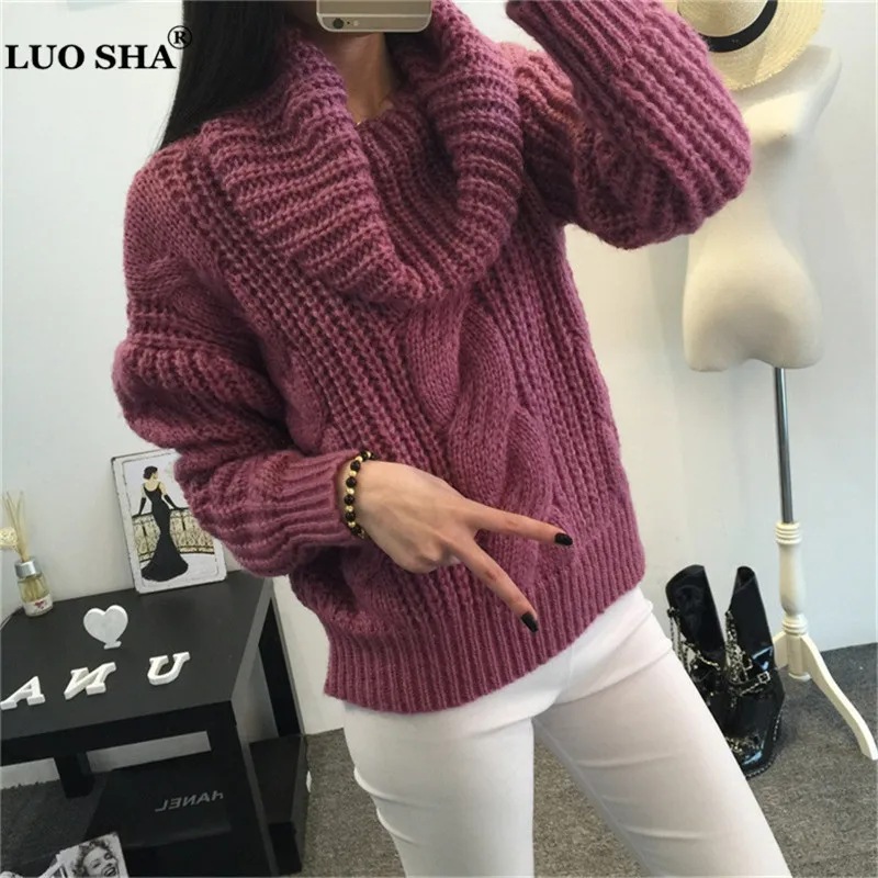 LUO SHA Korean Women's Sweater and Pullovers Turtleneck Women Knitted Sweater Long Sleeve Autumn Winter Sweater Pulover Feminino
LUO SHA Korean Women's Sweater and Pullovers Turtleneck Women Knitted Sweater Long Sleeve Autumn Winter Sweater Pulover Feminino