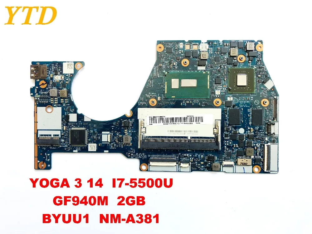 Фото Оригинальная материнская плата для ноутбука Lenovo YOGA 3 14 I7 5500U GF940M 2 - купить