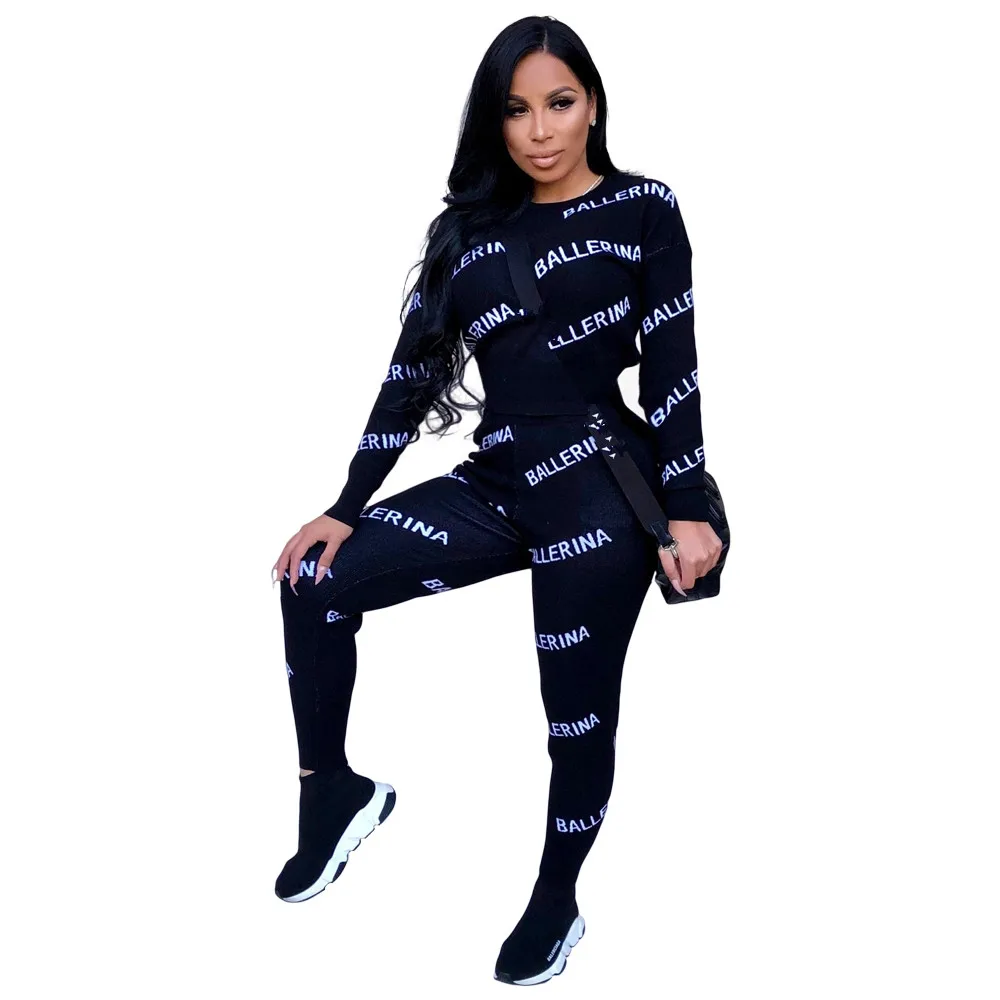 2018 Full Sleeve Winter tracksuit Women Set O-Neck Letter Print Sporting Lady fashion sexy two pieces suits casual Overall K8654
2018 Full Sleeve Winter tracksuit Women Set O-Neck Letter Print Sporting Lady fashion sexy two pieces suits casual Overall K8654