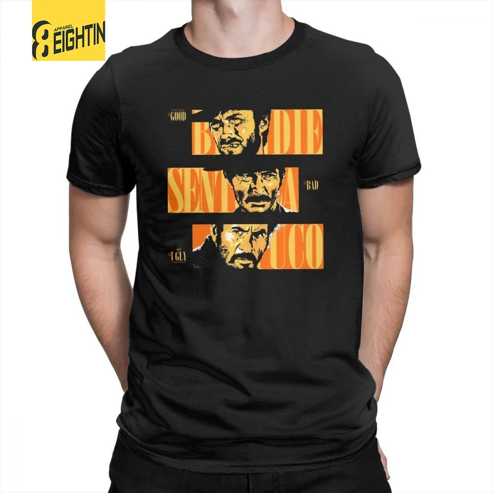 The Good The Bad And The Uglystrong T Shirt Clint Eastwood Men Vintage Round Collar Tees Short Sleeve 100% Cotton T-Shirt
The Good The Bad And The Uglystrong T Shirt Clint Eastwood Men Vintage Round Collar Tees Short Sleeve 100% Cotton T-Shirt