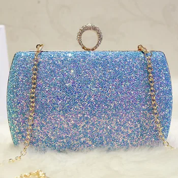 2018 Glitter Sequins Women Evening Bags Diamonds Finger Ring Day Clutches Chain Shoulder Bags Bridal Box Hand Bag Pink Banquet
2018 Glitter Sequins Women Evening Bags Diamonds Finger Ring Day Clutches Chain Shoulder Bags Bridal Box Hand Bag Pink Banquet
