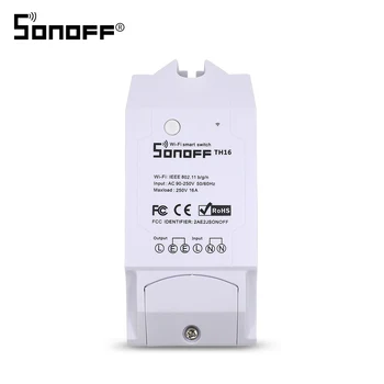 ITEAD Sonoff TH16 Wireless Switch Automation Module Temperature Humidity Sensor Wifi Remote Control For Smart Home 16A 3500W
ITEAD Sonoff TH16 Wireless Switch Automation Module Temperature Humidity Sensor Wifi Remote Control For Smart Home 16A 3500W