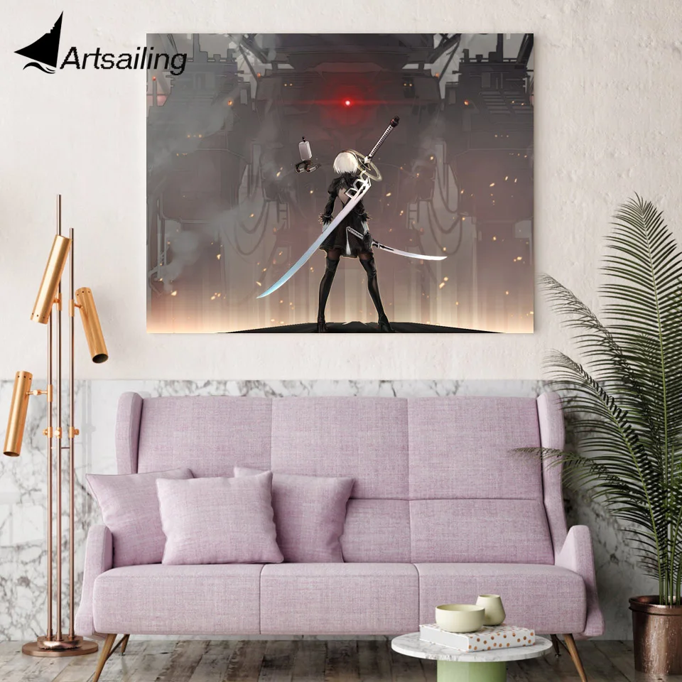 1 Piece canvas art canvas painting Nier Automata robot girl home decor poster wall pictures for living room XA1663C
1 Piece canvas art canvas painting Nier Automata robot girl home decor poster wall pictures for living room XA1663C