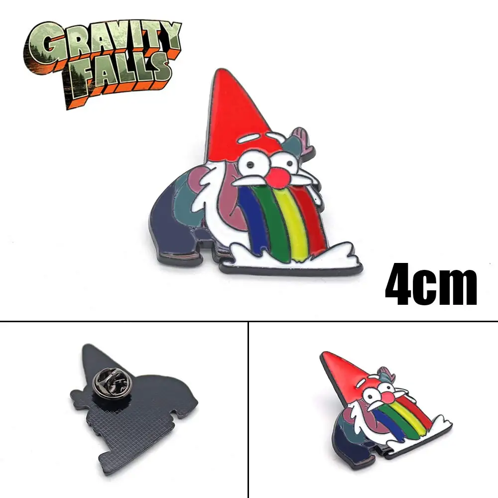POFUNUO Anime Gravity Falls Dwarf Gnome Rainbow Symbol Metal Badge Pin Brooch Chest Ornament Jewelry Collection Fans Cute Gift
POFUNUO Anime Gravity Falls Dwarf Gnome Rainbow Symbol Metal Badge Pin Brooch Chest Ornament Jewelry Collection Fans Cute Gift