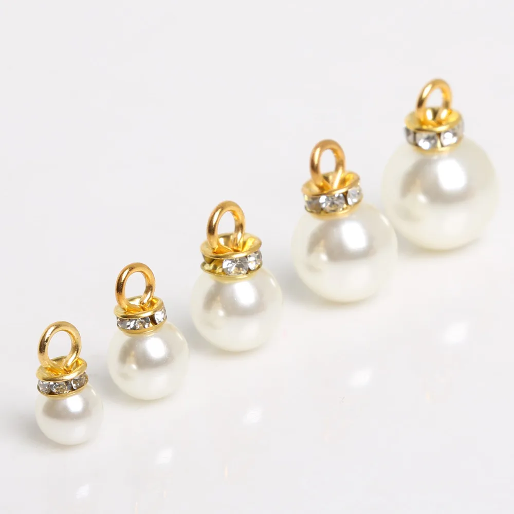 Hot Selling Fashion 10pcs multi Round ABS Imatation Pearl Charms with Rhinestone bead Pendant For DIY Earring Necklace Jewelry
Hot Selling Fashion 10pcs multi Round ABS Imatation Pearl Charms with Rhinestone bead Pendant For DIY Earring Necklace Jewelry