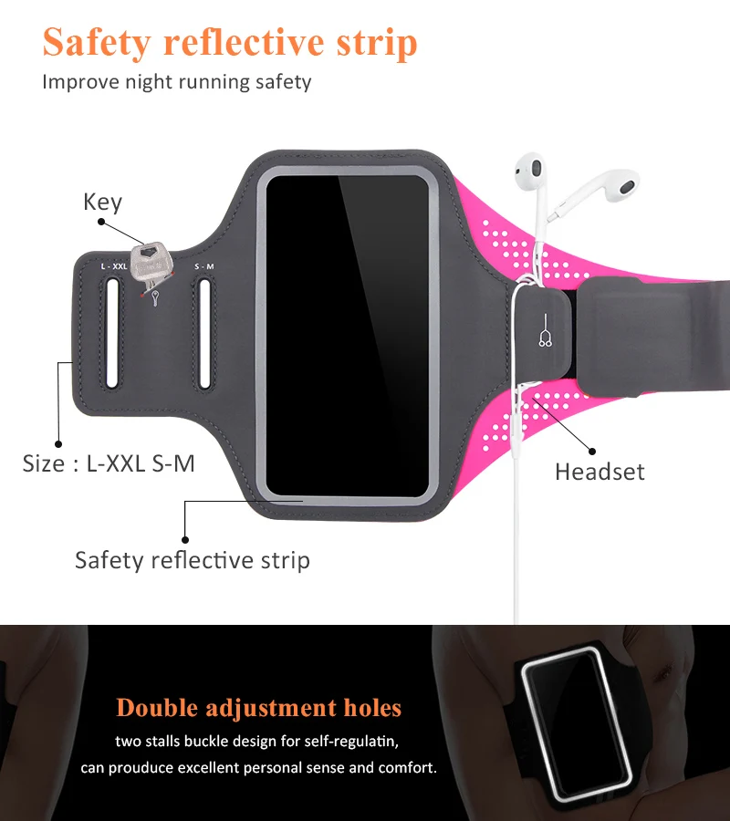Waterproof Sports Armbands Phone Case For iPhone 6 7 8 X For Huawei For Samsung Sport Phone Case Running Water Resistance
Waterproof Sports Armbands Phone Case For iPhone 6 7 8 X For Huawei For Samsung Sport Phone Case Running Water Resistance