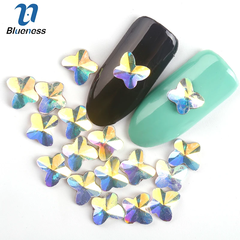 Blueness 10Pcs/lot 2 Size Nails Art Accessories Butterfly Glitter Design Rhinestones Decorations Studs For 3D Manicure PJ683-684
Blueness 10Pcs/lot 2 Size Nails Art Accessories Butterfly Glitter Design Rhinestones Decorations Studs For 3D Manicure PJ683-684