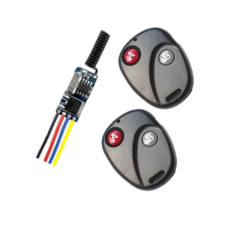 Mos No Sound Remote Control Switch DC3.5V 4.5V 5V 6V 7.4V 9V 12V Micro Small LED Buzzer Motor Battery Wireless Switch
Mos No Sound Remote Control Switch DC3.5V 4.5V 5V 6V 7.4V 9V 12V Micro Small LED Buzzer Motor Battery Wireless Switch