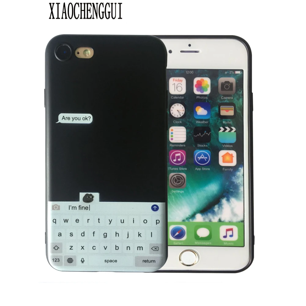 The most interesting chat keyboard cover phone shell Black soft TPU for Apple iphone 5 5s SE 6 6S 6PLUS 7 7PLUS
The most interesting chat keyboard cover phone shell Black soft TPU for Apple iphone 5 5s SE 6 6S 6PLUS 7 7PLUS