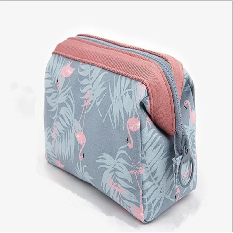 

New Flamingo Cosmetic Bag Women Necessaire Make Up Bag Travel Waterproof Portable Makeup Bag Toiletry Kits