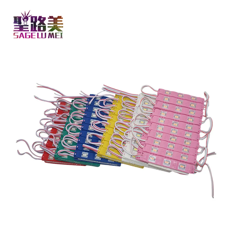 200pcs super bright led modules DC12V waterproof 5730 3LEDs Injection molding LED lighting white/red/green/blue/Yellow/Pink/Warm
200pcs super bright led modules DC12V waterproof 5730 3LEDs Injection molding LED lighting white/red/green/blue/Yellow/Pink/Warm