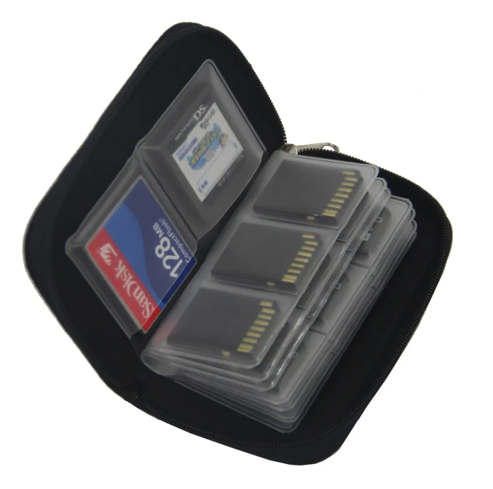 Полезные Чехлы для карт памяти SDHC MMC CF Micro SD TF-карт карта сумка хранения защитный