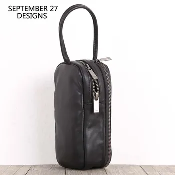Men Clutch Wallets Genuine Leather Handmade Luxury Cowhide Mini Handbag Phone Purse Zipper Travel Long Purses Money coin Bag Key
Men Clutch Wallets Genuine Leather Handmade Luxury Cowhide Mini Handbag Phone Purse Zipper Travel Long Purses Money coin Bag Key