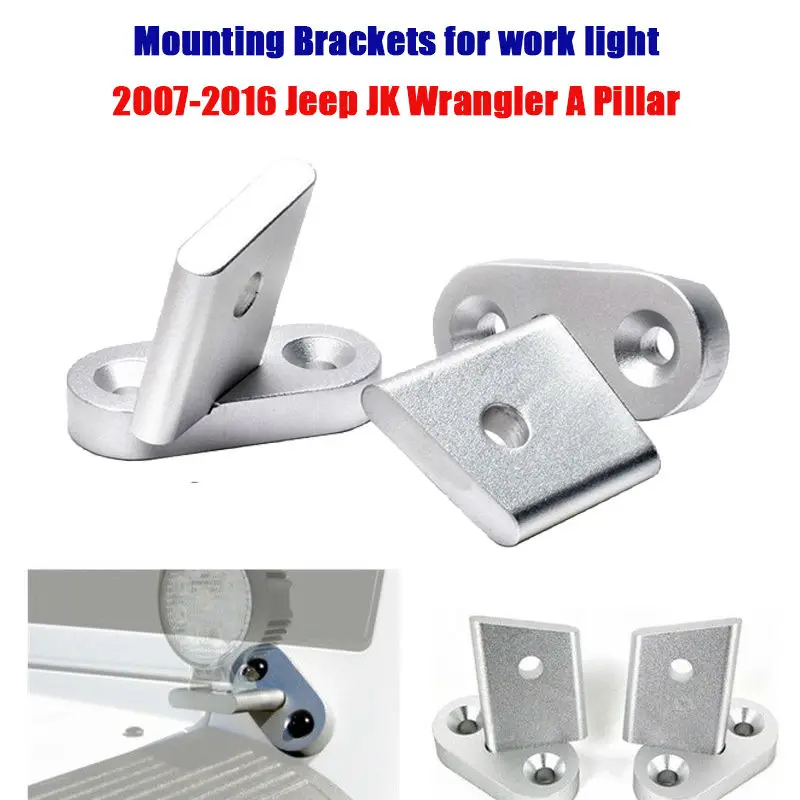 Mounting Bracket Led Work Light Driving Fog Spotlight Holder for Jeep Wrangler JK 07-15 A Pillar Hinge Lower Corner Mount Bracke
Mounting Bracket Led Work Light Driving Fog Spotlight Holder for Jeep Wrangler JK 07-15 A Pillar Hinge Lower Corner Mount Bracke