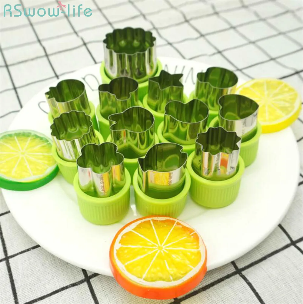 Kitchen Gadget Stainless Steel 12-piece Printing Mold Vegetable And Fruit Cutting Tools For Kitchen Accessories
Kitchen Gadget Stainless Steel 12-piece Printing Mold Vegetable And Fruit Cutting Tools For Kitchen Accessories