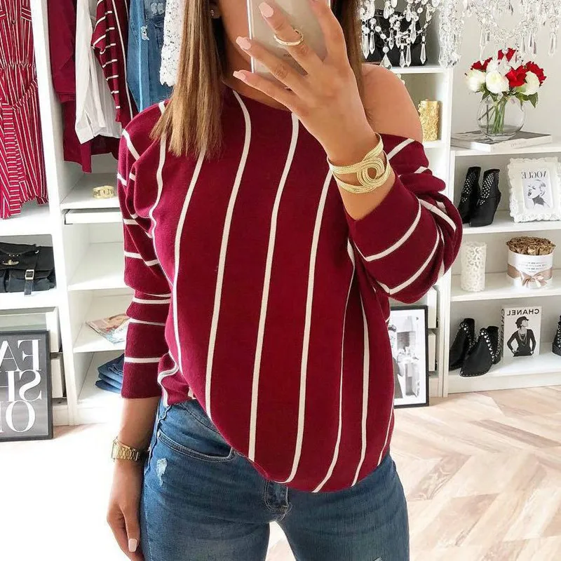 Sexy Long Sleeve Shirt Fall Clothing For Women O Neck Shirts Striped Tops Yellow Red Tees Autumn Spring Casual Loose Streetwear
Sexy Long Sleeve Shirt Fall Clothing For Women O Neck Shirts Striped Tops Yellow Red Tees Autumn Spring Casual Loose Streetwear