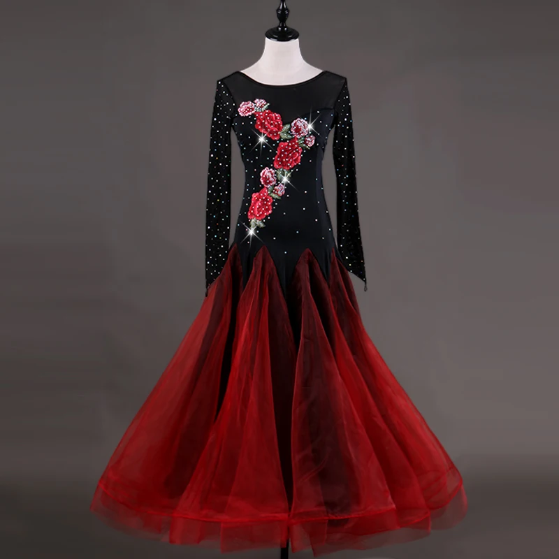 3D Embroidered flower modern Dance dress Match Performance fine quality Pattern Ballroom Dancing Clothing Woman Waltz
3D Embroidered flower modern Dance dress Match Performance fine quality Pattern Ballroom Dancing Clothing Woman Waltz