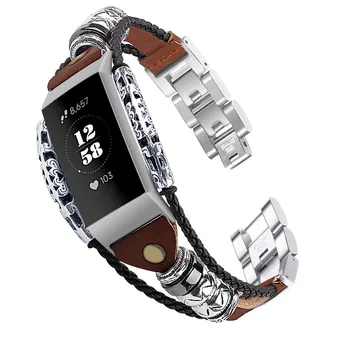Replacement Bracelet for Fitbit Charge 3 Band Stainless Steel Leather Strap For Fitbit Charge 3 Band Straps Watchband Strap
Replacement Bracelet for Fitbit Charge 3 Band Stainless Steel Leather Strap For Fitbit Charge 3 Band Straps Watchband Strap