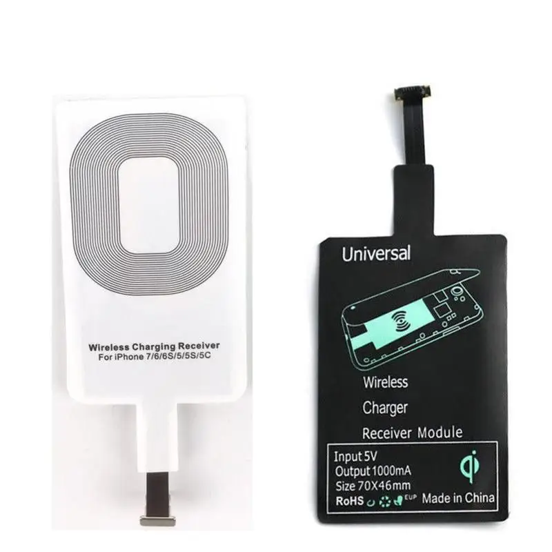 High Quality Wireless Charger Receiver Micro USB For Iphone Type C Android Charging Adapter Universal
High Quality Wireless Charger Receiver Micro USB For Iphone Type C Android Charging Adapter Universal