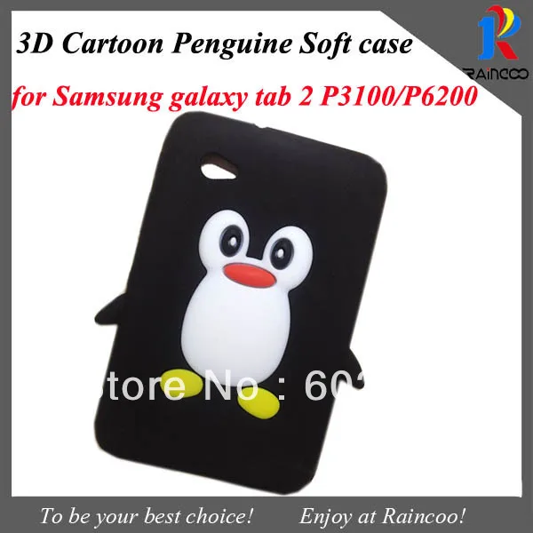 Cartoon Cute Penguine silicon soft back case for samsung galaxy tab 2 p3100 7.0", for galaxy tab P6200 cartoon soft cover case
Cartoon Cute Penguine silicon soft back case for samsung galaxy tab 2 p3100 7.0", for galaxy tab P6200 cartoon soft cover case