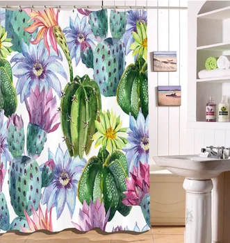 Africa Tropical Plants Flower Waterproof Shower Curtain Cactus Polyester Fabric Bath Curtain Bathroom Curtain Home Decor
Africa Tropical Plants Flower Waterproof Shower Curtain Cactus Polyester Fabric Bath Curtain Bathroom Curtain Home Decor
