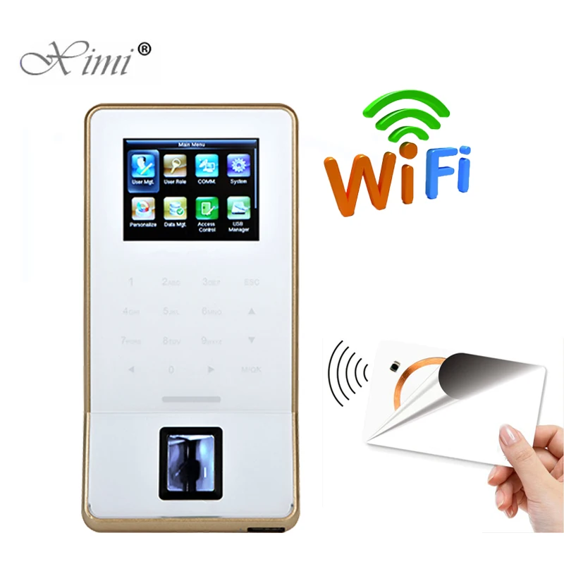 ZK F22 WIFI Biometric Fingerprint Door Access Control System And Time Attendance With 13.56MHZ IC MF Card Reader
ZK F22 WIFI Biometric Fingerprint Door Access Control System And Time Attendance With 13.56MHZ IC MF Card Reader