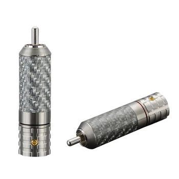 Viborg 4 Pcs VR108R Carbon Fiber Pure Copper RCA Signal Amplifier for Hi-end RCA Audio Connector Cable
Viborg 4 Pcs VR108R Carbon Fiber Pure Copper RCA Signal Amplifier for Hi-end RCA Audio Connector Cable