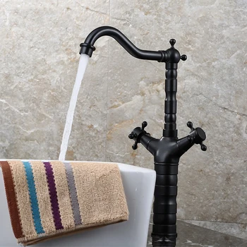 2 Styles Basin Faucet Retro Black Bathroom Faucet Dual Handle Water Tap Deck Mounted Kitchen Vessel Sink Faucet water hose
2 Styles Basin Faucet Retro Black Bathroom Faucet Dual Handle Water Tap Deck Mounted Kitchen Vessel Sink Faucet water hose