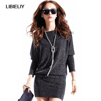 Winter Dress Nice Pop Women Dress Casual Sexy Dresses Wild Elegant Long Sleeve Plus Size Batwing Sleeve Sequins
Winter Dress Nice Pop Women Dress Casual Sexy Dresses Wild Elegant Long Sleeve Plus Size Batwing Sleeve Sequins