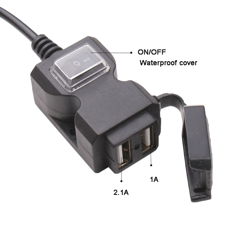 Newest Motocycle Dual USB charger adapter Two-in-one rearview mirror Waterproof electrombile Phone Power Supply Dual port 9v-90v
Newest Motocycle Dual USB charger adapter Two-in-one rearview mirror Waterproof electrombile Phone Power Supply Dual port 9v-90v