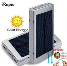 IREPI Portable 14000mAh Solar font b Power b font font b Bank b font Universal LED