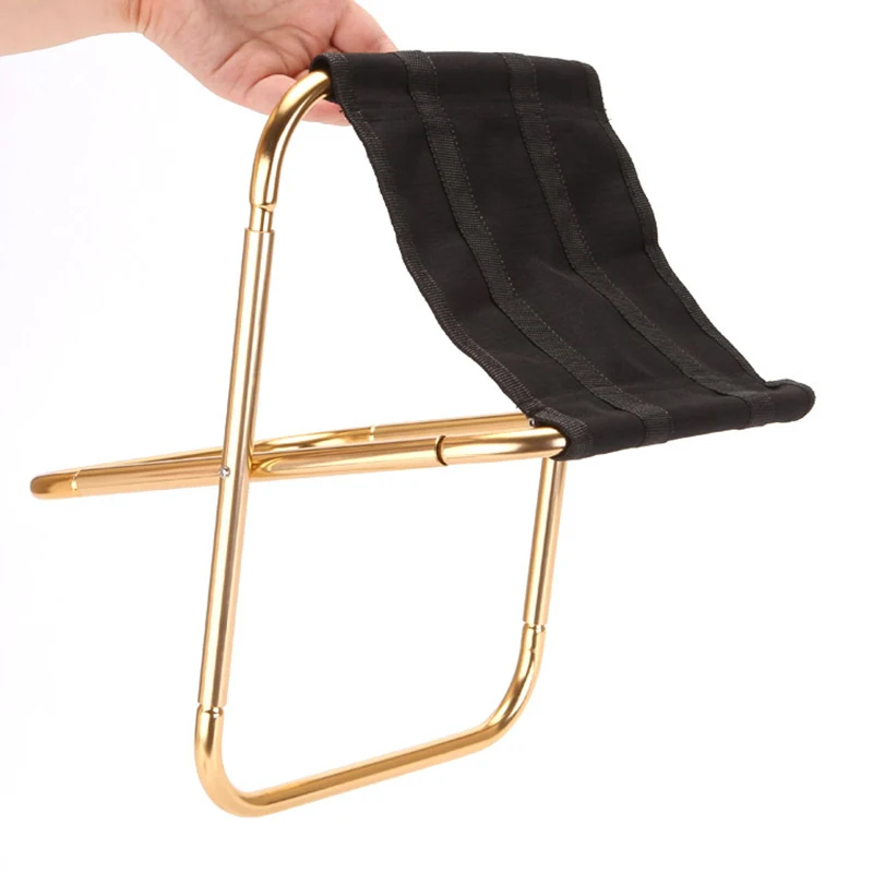 Outdoor Chair Portable Folding Stool 7075 Al Chairs 300G Hand Chair Camping Furniture Gray Golden Stool 80kg Chair with Bag
Outdoor Chair Portable Folding Stool 7075 Al Chairs 300G Hand Chair Camping Furniture Gray Golden Stool 80kg Chair with Bag